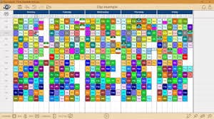 PrimeTimetable web-based scheduling software interface for schools